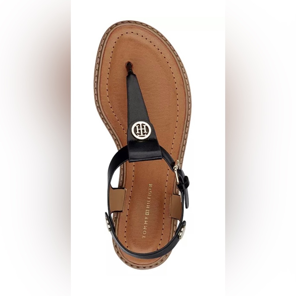 Tommy Hilfiger Bennia womens size 6.5 black sandals-NEW - Picture 4 of 5